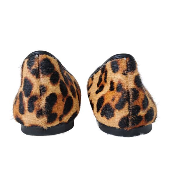 J CREW Leopard Calfhair Captoe Hair Ballet Flats Size 7 - Picture 6 of 9